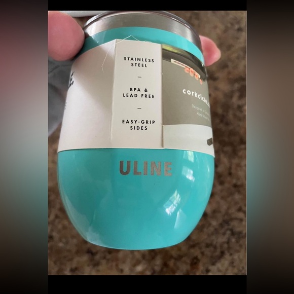 Corkcicle Stemless Stainless Steel Turquoise NEW - Picture 2 of 5